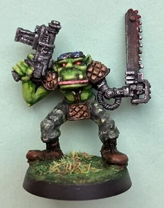 Painted Citadel GW 1980s WH40k “ Rogue Trader Space Ork “ (conversion) ! - Picture 1 of 3