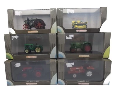 6X UNIVERSAL HOBBIES 1/43 DIECAST MODEL CLASSIC TRACTORS BOXED UNUSED - Image 1 of 4