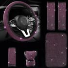 6Pcs/Set Shiny Car Steering Wheel Cover  for Women Girls