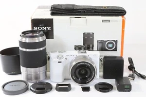 Sony Alpha a6000 Mirrorless 24.3MP Camera Double Lenses Kit B610 - Picture 1 of 24