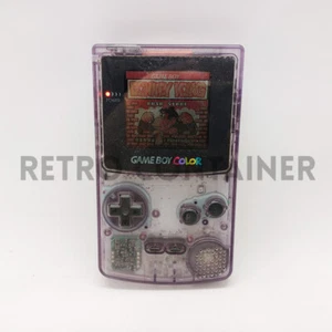 Vintage Console NINTENDO GAME BOY COLOR Clear Working (No Games) GameBoy CBG - Imagen 1 de 5