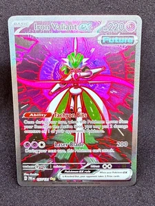 Pokémon TCG - Iron Valiant ex 157/131 - Englisch Full Art NM - Bild 1 von 6