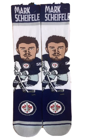 Winnipeg Jets Mark Scheifele FBF Socks (Medium 5-10) Cover