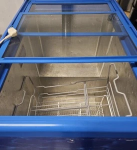 Gefriertruhe Gefrierschrank Tiefkühltruhe 2 Fächer Freistehend 69L Gefrierwürfel - Bild 1 von 4