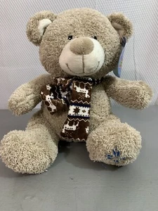 SUGAR LOAF 2016 Winter Teddy Bear Plush Stuffed Animal NWT 9" Christmas Snow - Picture 1 of 9