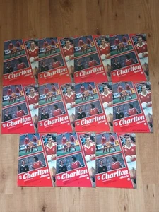 Charlton Athletic Home Fußball Programme 1980 1981 Job Lot Sammlung x 11 - Bild 1 von 1