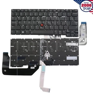 Nuevo teclado retroiluminado EE. UU. para Lenovo Thinkpad X13 Gen 4 Tipo 21EX X13 Yoga Gen 4 - Imagen 1 de 4