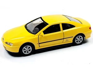 H.T.F Pininfarina PEUGEOT 406 Coupè Jaune 1/43 Scale Welly - Picture 1 of 3