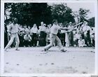 1941 Justice Wm F Bleakley On 9 Old Men Benefit Baseball Team Sports Photo 7X9