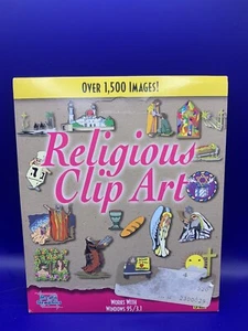 Religious Clip Art (1998) Media Graphics 1500 Images Works With Windows 95/3.1 - Bild 1 von 12