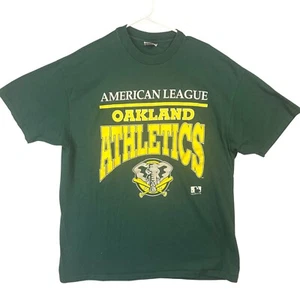 Vintage Oakland Athletics Mens Size XXL Baseball Hanes Heavyweight Tag USA Made - Picture 1 of 11