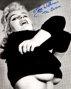 JUNE WILKINSON SIGNED 8x10 PHOTO + THE BOSOM PIN UP SEXY ACTRESS BECKETT BAS - Bild 1 von 2