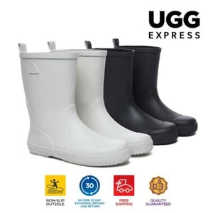 EVERAU® Women Men Rainboots Waterproof Mid Calf Short Gumboots Nonslip Cora - Picture 1 of 20