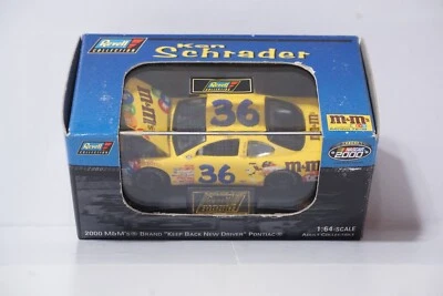 2000 NASCAR REVELL"KEEP BACK NEW DRIVER"PONTIAC M&M #36~1:64 SCALE ~KEN SCHRADER - Image 1 of 4