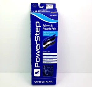 PowerStep Pinnacle Original Mens 6-6.5 Womens 8-8.5 Full Length Shoe Insoles C - Picture 1 of 7