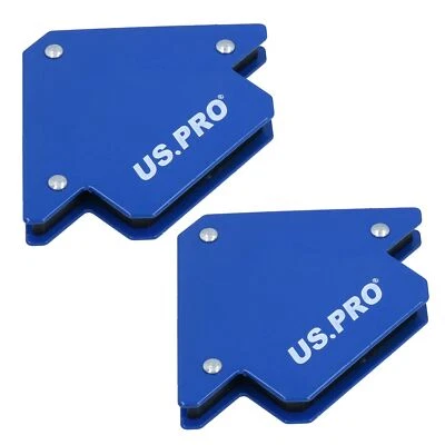 AB TOOLS 25lb Small Welding Magnet x 2 Right Angle Square Holder Soldering Durable AT847