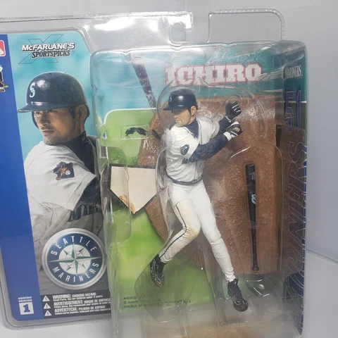 MLB Seattle Mariners Ichiro Suzuki Action Figure Series 1 McFarlane Sportspicks Cover