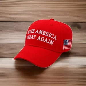 Make America Great Again Präsident Trump Mütze Cap MAGA bestickt rot Mütze - Bild 1 von 5