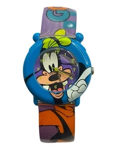 Vintage Disney 90’s Goofy Watch Colorful Rare New Battery - Bild 1 von 10