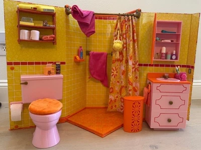 American Girl Doll Julie's 1970s Groovy Bathroom - Image 1 of 4