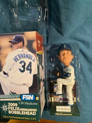 FELIX HERNADEZ Seattle Mariners 2009 Bobblehead Safeco Field Series 2 of 5 - Image 1 of 4