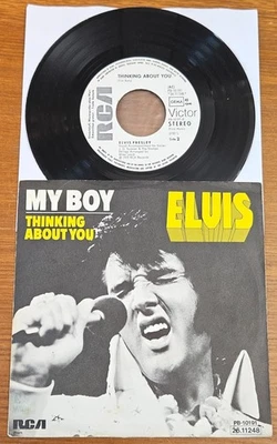 ELVIS PRESLEY "My Boy / Thinking About You" 70s german WL PROMO RCA 45 PB-10191 - Bild 1 von 4