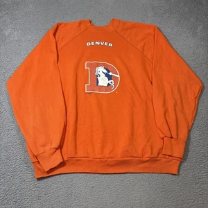 VTG ARTEX 1993 Denver Broncos Graphic AFC Champions Sweatshirt 4XL Crewneck 90s - Picture 1 of 6