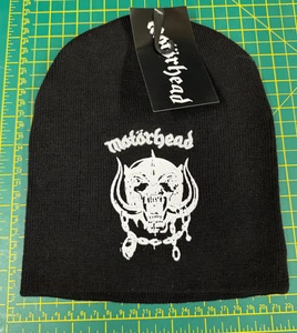 MOTORHEAD WARPIG LOGO HEAVYWEIGHT BEANIE HAT OFFICIALLY LICENSED - Imagen 1 de 9