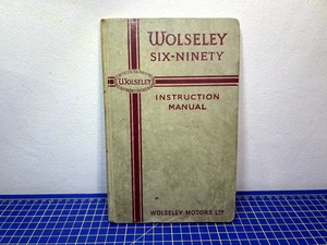 Drivers operating instruction manual book handbook Wolseley 6/90 first edition - Picture 1 of 4