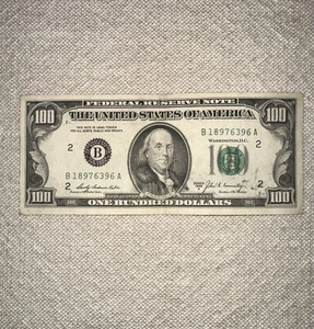 1969 Series A $100 Dollar Bill Very Nice Clean Crisp Circulated Uncertified - Picture 1 of 8
