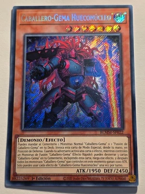 Gem-Knight Hollowcore●YUGIOH●BLMM●SECRET RARE●SPANISH●NM●E669 - Image 1 of 2