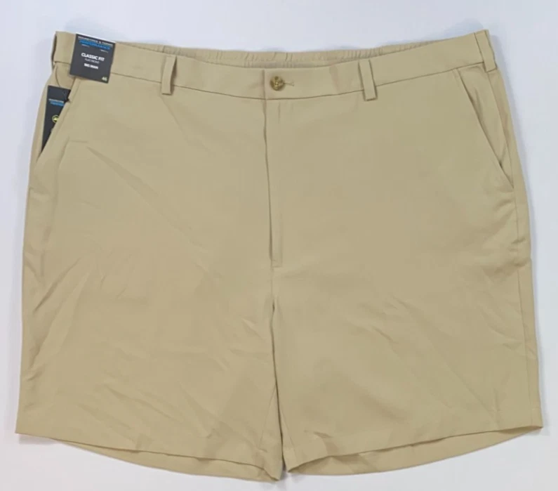 男式 Roundtree & Yorke Big Man Performance 平底弹性后短裤 — 第 1/1 张图片