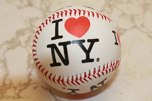 BÉISBOL BLANCO I HEART LOVE NY NUEVA YORK LICENCIA OFICIAL - Imagen 1 de 1