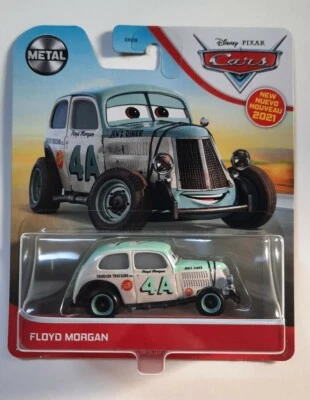 NOVITA' CARS 3 Disney pixar FLOYD MORGAN 2021 RARO metal mattel 1/55 maclama - Immagine 1 di 2