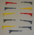 Lego Spear Gun (Rounded Trigger) 30088 x11  Yellow Red Dark Grey