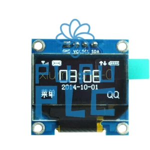 1 Stück 0,96" i2C IIC Seriell 128X64 Weiß OLED LCD LED Display Modul für Arduino - Bild 1 von 4