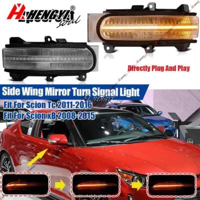 Sequential For SCION TC 2011-2016 SCION XB 2008-15 Side Mirror Turn Signal Light - Image 1 of 4