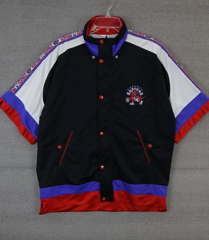 VINTAGE CHAMPION TORONTO RAPTORS WARMUP SHOOTING SHIRT NBA BASKETBALL SZ L Cover