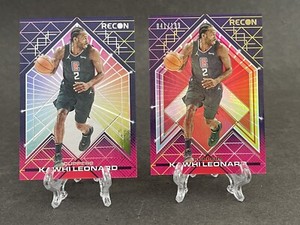 2021-2022 Panini Recon Kawaii Leonard red holo /199 & Base