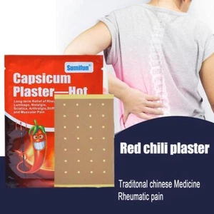 8 pz/borsa Capsicum gesso caldo antidolorifico cerotto antidolorifico tensione muscoli posteriori CALDO - Foto 1 di 11