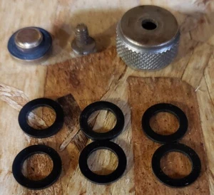 SEIS (6) NUEVAS JUNTAS COLEMAN ORINGS PARA COLEMAN 3 PIEZAS TAPAS DE COMBUSTIBLE LINTERNAS 242/247 - Imagen 1 de 2