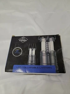 Daily Lifestyle Portable LED Collapsible Lantern 2Ct, Water Resistant Box Damage - Picture 1 of 5