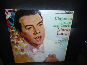 VINTAGE 1963 RCA RECORDS CHRISTMAS HYMNS & CAROLS WITH MARIO LANZA LP - Picture 1 of 2