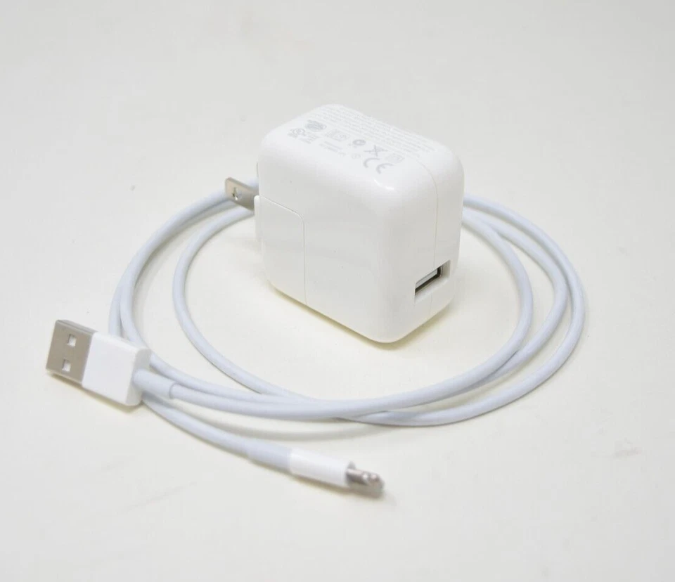 Apple 10W USB Power Adapter + Charging Cable Wall Charger for iPhone iPad iPod - Image 1 of 1