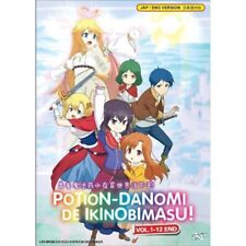 DVD Anime Potion-danomi de Ikinobimasu!, Volume 1-12.END, English Audio Dubbed