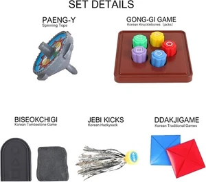 Traditional Korean Gonggi Game: Fun,Interactive,Ideal for Relaxing & Social Play - Picture 1 of 6