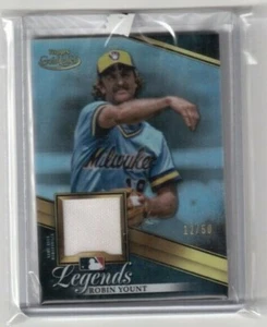 Baseball 2019 Topps Gold Label Legends Relic Robin Yount Milwaukee Brewers /50 - Picture 1 of 2