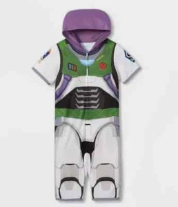 Toy Story Buzz Lightyear Union Suit Romper Pajamas BOYS Small 6/7 NEW - Picture 1 of 6