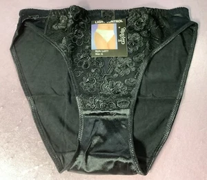 Bragas de mujer, bikinis ""Eva Cervantes"" talla L. negro satinado floral con decoración - Imagen 1 de 10