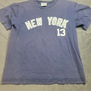 Youth New York Yankees Alex Rodriguez 13 MLB Navy T-Shirt Size L 100% Cotton - Picture 1 of 9